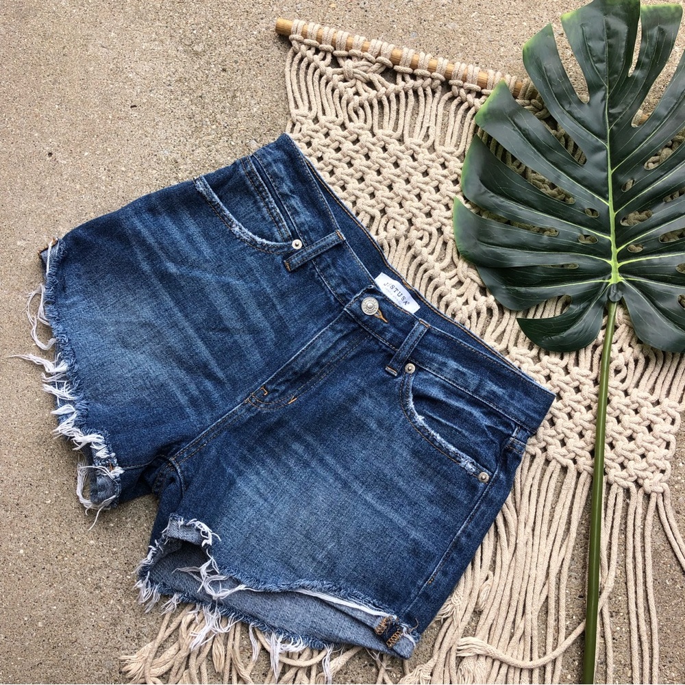 Just USA Distressed Jean Shorts Size Small
